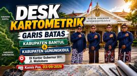 Kalurahan Giritirto Hadiri Desk Kartometrik Garis Batas Kabupaten Bantul dan Gunungkidul